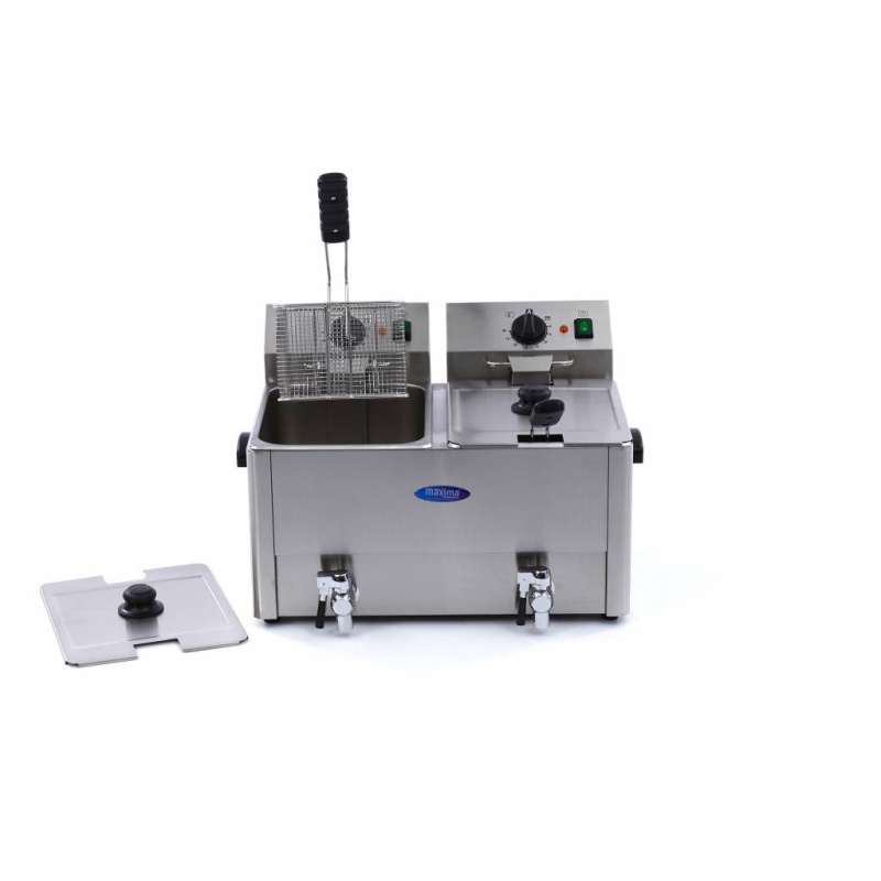 Fritüür 2x 8 L - kraaniga