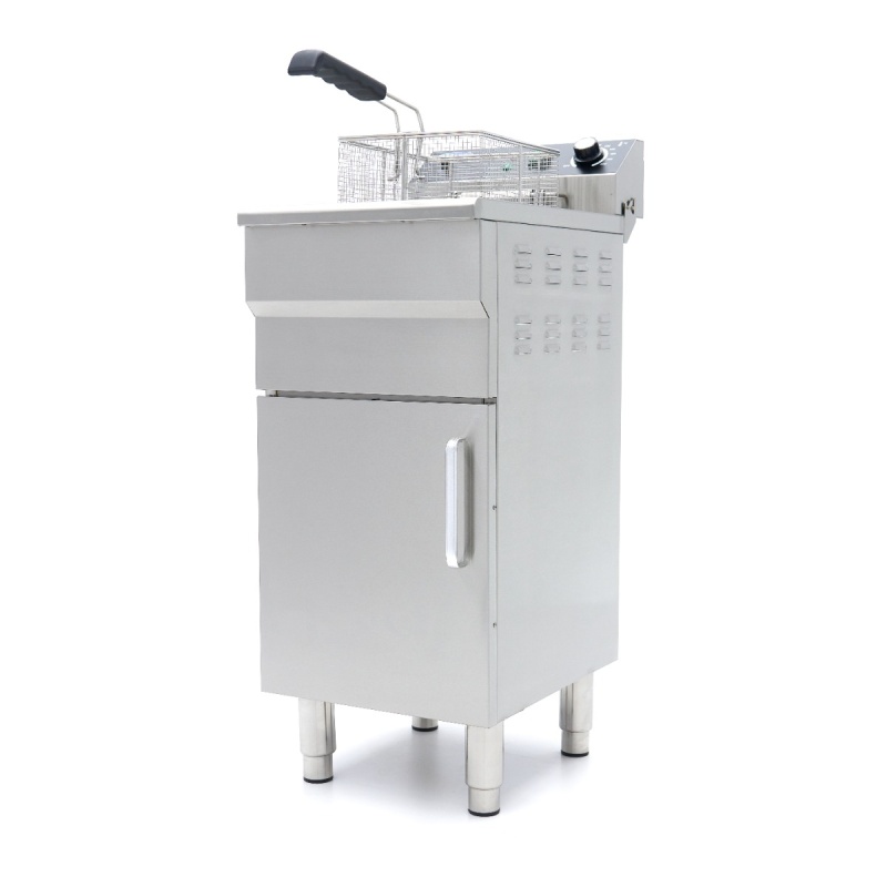 Fritüür – 16 L – 1 korv – tühjenduskraani ja alusega – 230 V