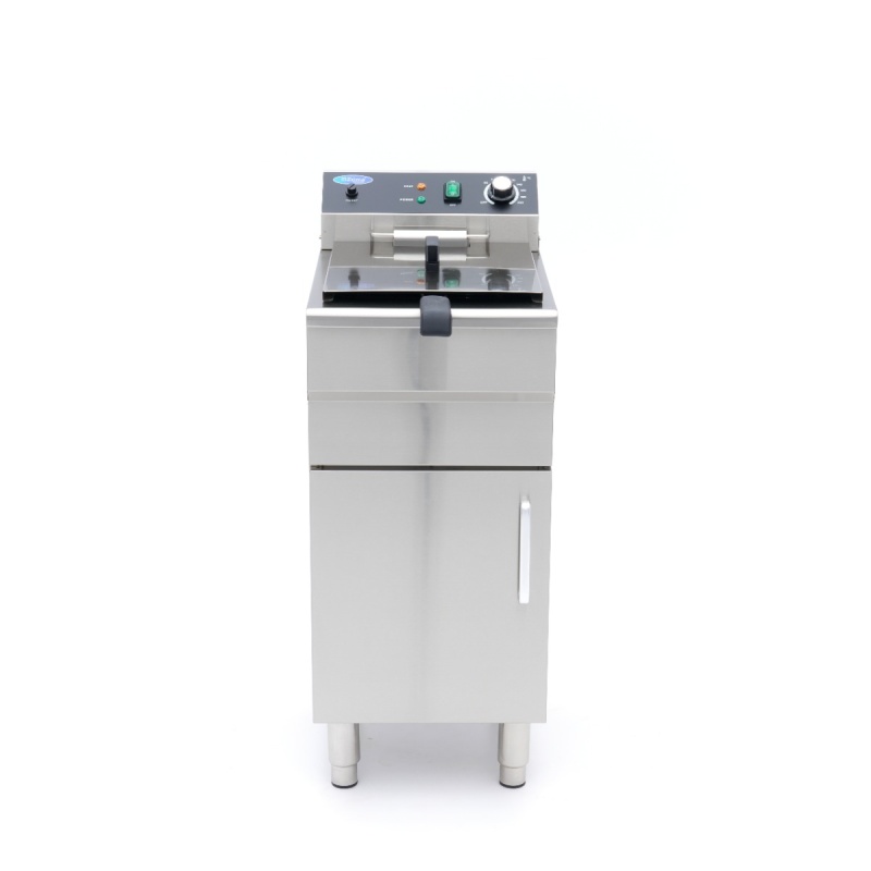 Fritüür – 16 L – 1 korv – tühjenduskraani ja alusega – 230 V