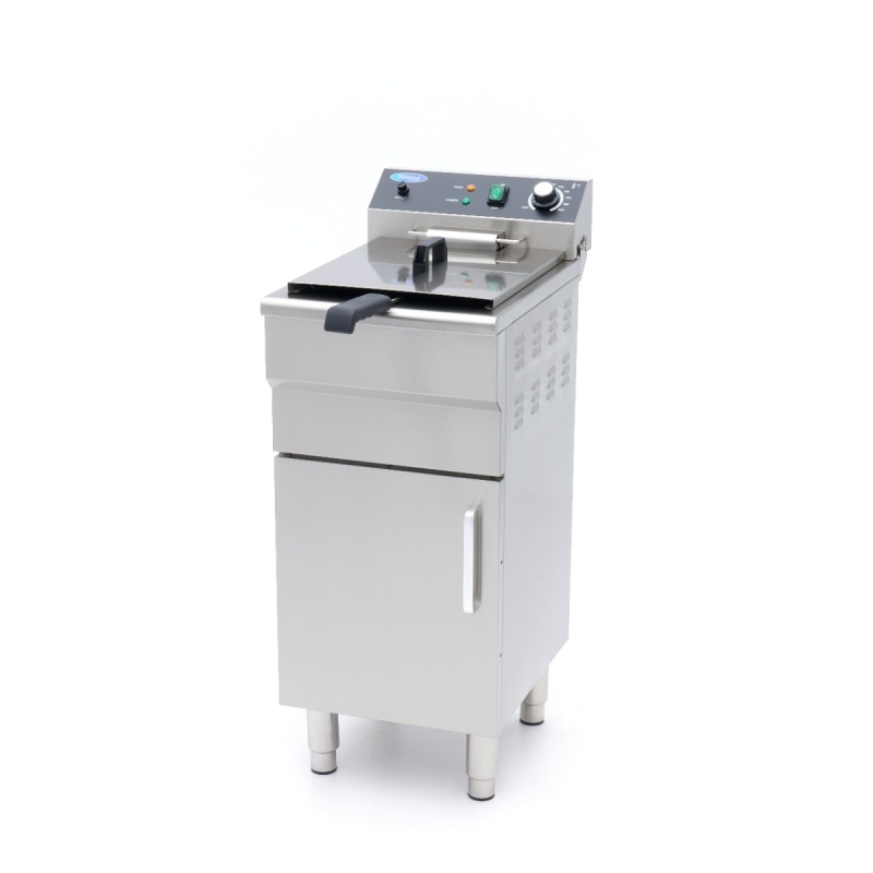 Fritüür – 16 L – 1 korv – tühjenduskraani ja alusega – 230 V