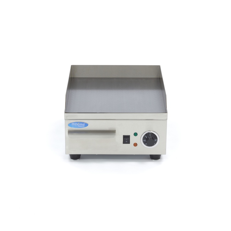 Grillplaat – sile – 36 cm – rasvakogumisalusega