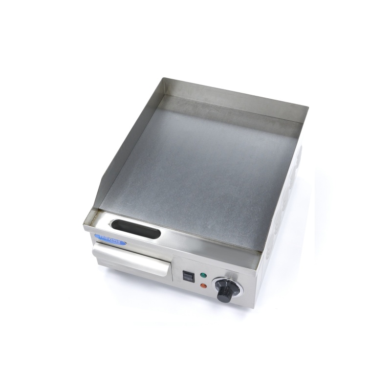 Grillplaat – sile – 36 cm – rasvakogumisalusega