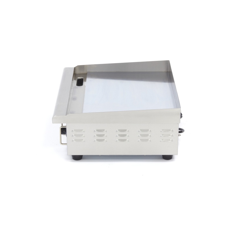Grillplaat – sile kroom – 55 cm – rasvakogumisalusega