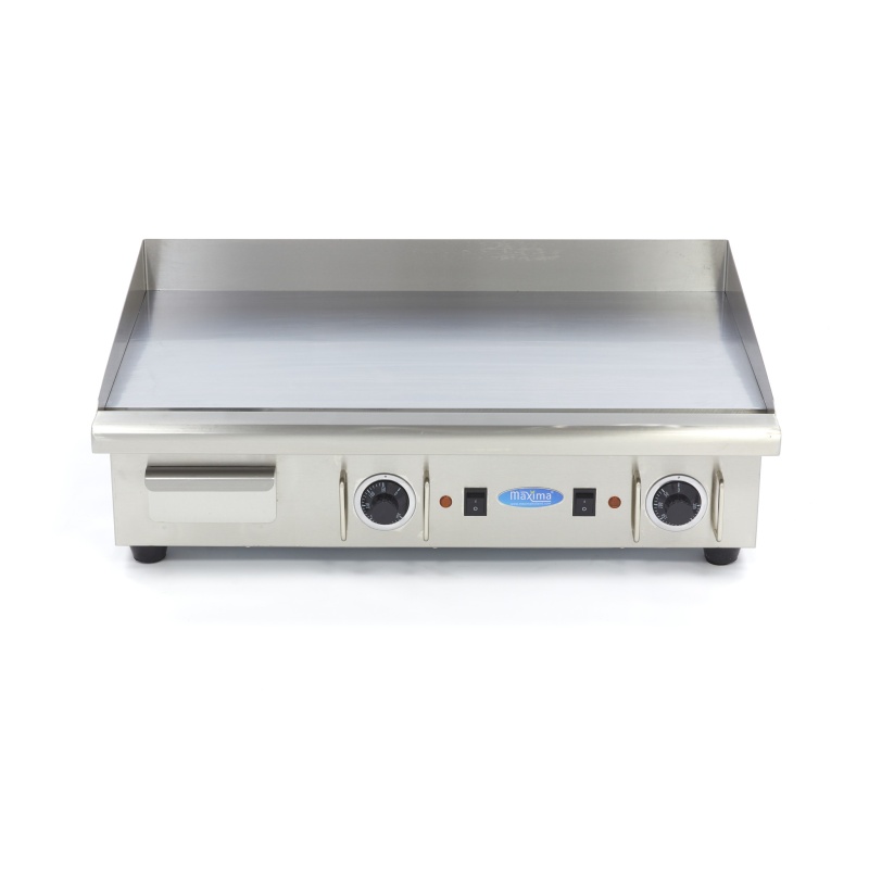 Grillplaat – sile kroom – 73 cm – rasvakogumisalusega – 400 V