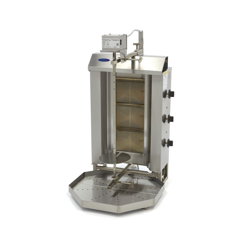Kebabigrill 30kg, gaas
