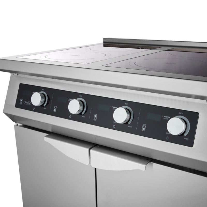 Induktsioonpliit 700 – 4 põletit – 17000 W – alusega