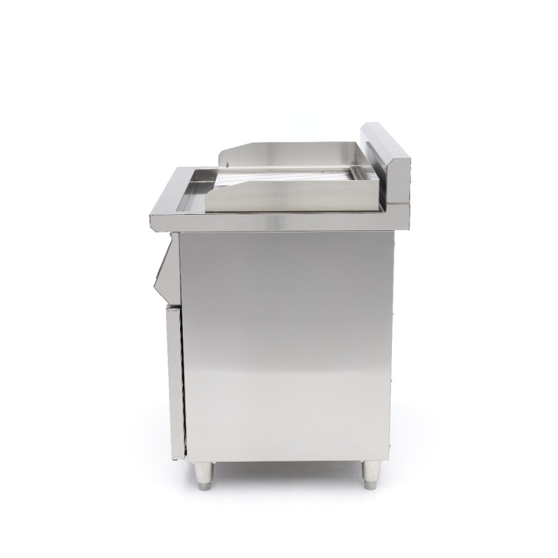 Induktsioon-grillplaat 700 – sile ja sooneline – 10000 W – topelt – alusega