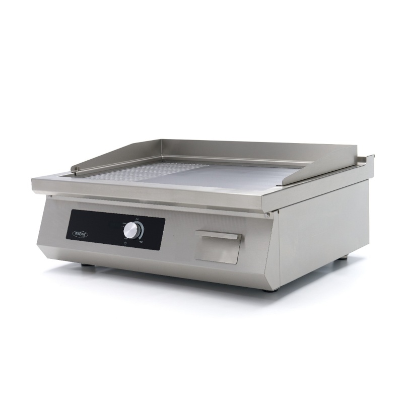 Induktsioon-grillplaat 700 – sile ja sooneline – 5000 W – topelt