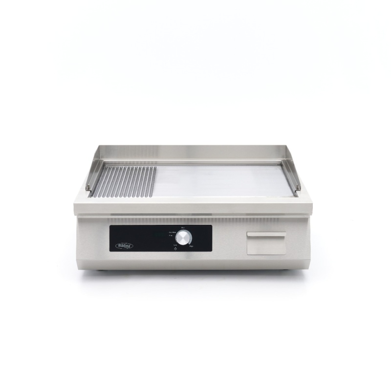 Induktsioon-grillplaat 700 – sile ja sooneline – 5000 W – topelt