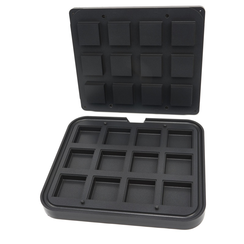 Tartletivorm, ruut – 72/62 mm – 12 tk
