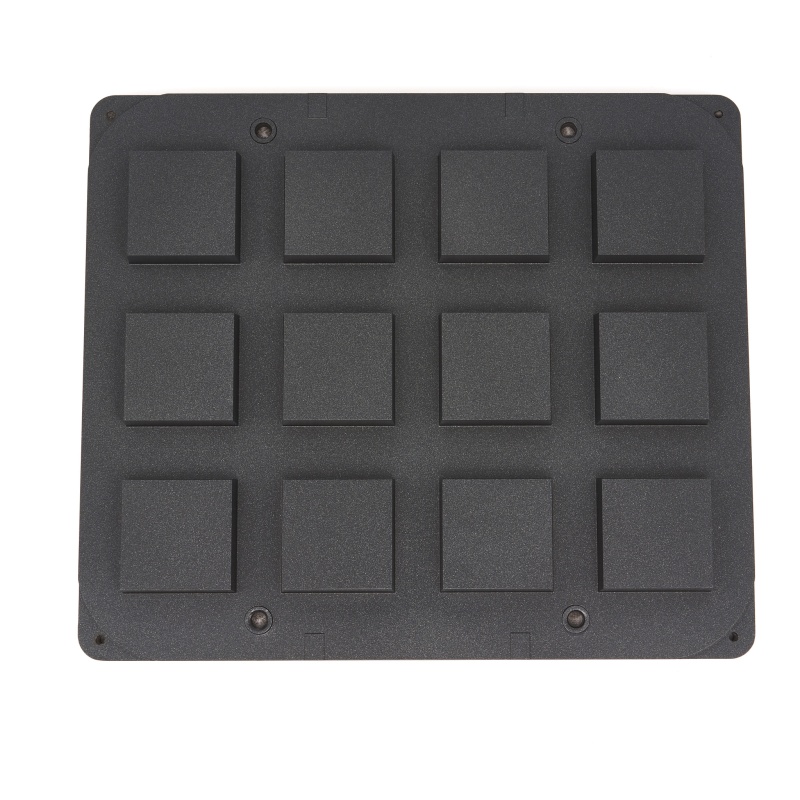 Tartletivorm, ruut – 72/62 mm – 12 tk