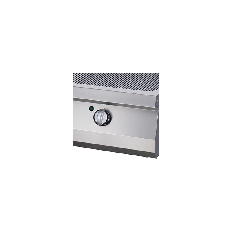 Heavy-duty grillplaat – sooneline kroom – kaheosaline – 70 cm sügav – elektriline