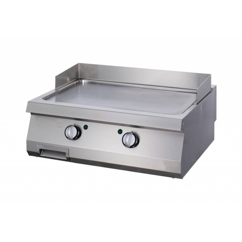 Heavy-duty grillplaat – sile kroom – kaheosaline – 70 cm sügav – gaas