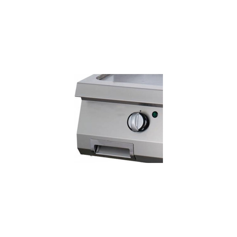 Heavy-duty grillplaat – sile kroom – kaheosaline – 70 cm sügav – gaas