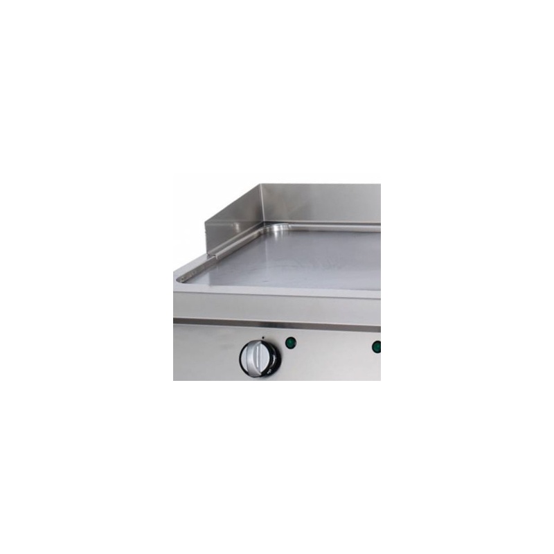 Heavy-duty grillplaat – sile kroom – kaheosaline – 70 cm sügav – gaas