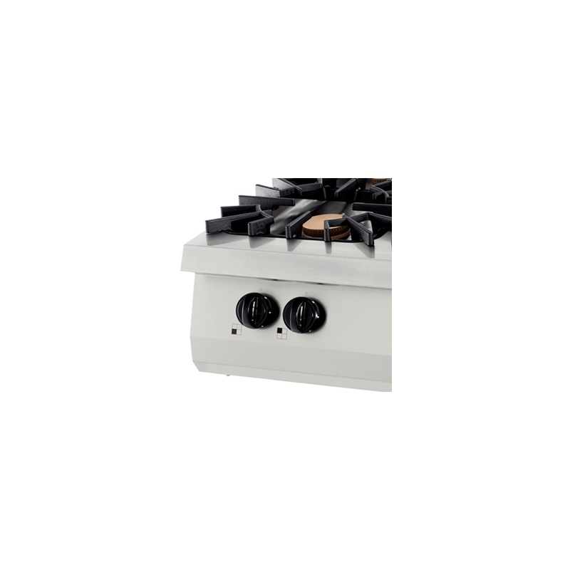 Premium pliit – 4 põletit – kaheosaline – 90 cm sügav – 40 kW – gaas