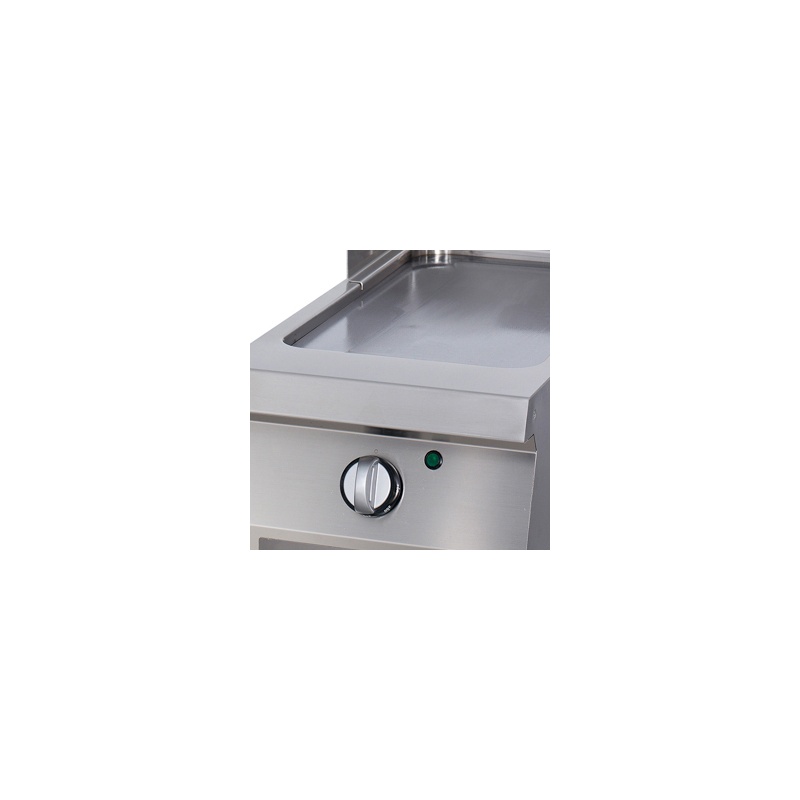 Premium grillplaat – sile kroom – üheosaline – 90 cm sügav – gaas