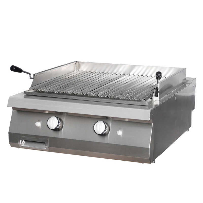 Premium laavakivigrill 80x90cm, gaas