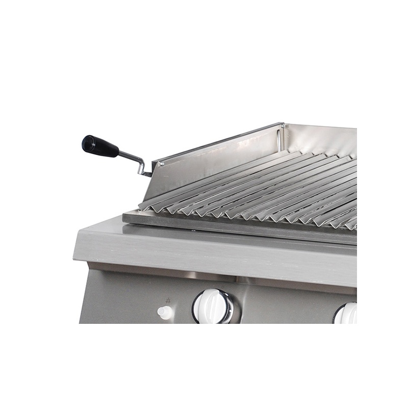Premium laavakivigrill 80x90cm, gaas