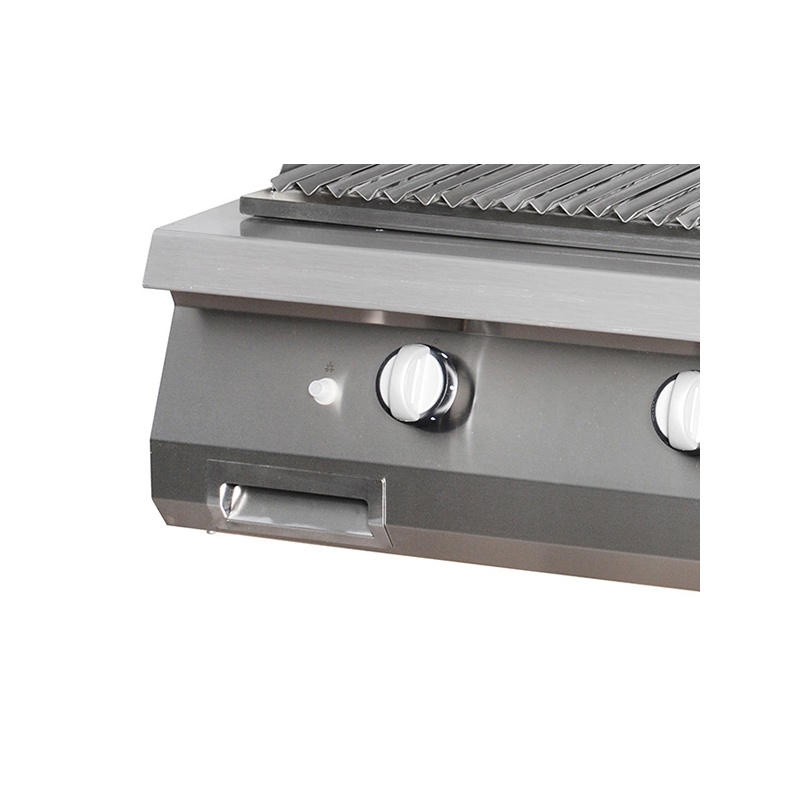 Premium laavakivigrill 80x90cm, gaas