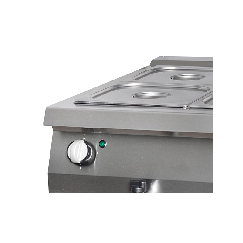 Premium bain-marie – kaheosaline – 90 cm sügav – elektriline