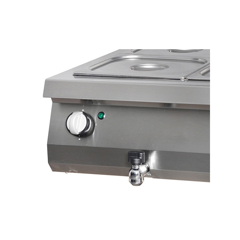Premium bain-marie – kaheosaline – 90 cm sügav – elektriline