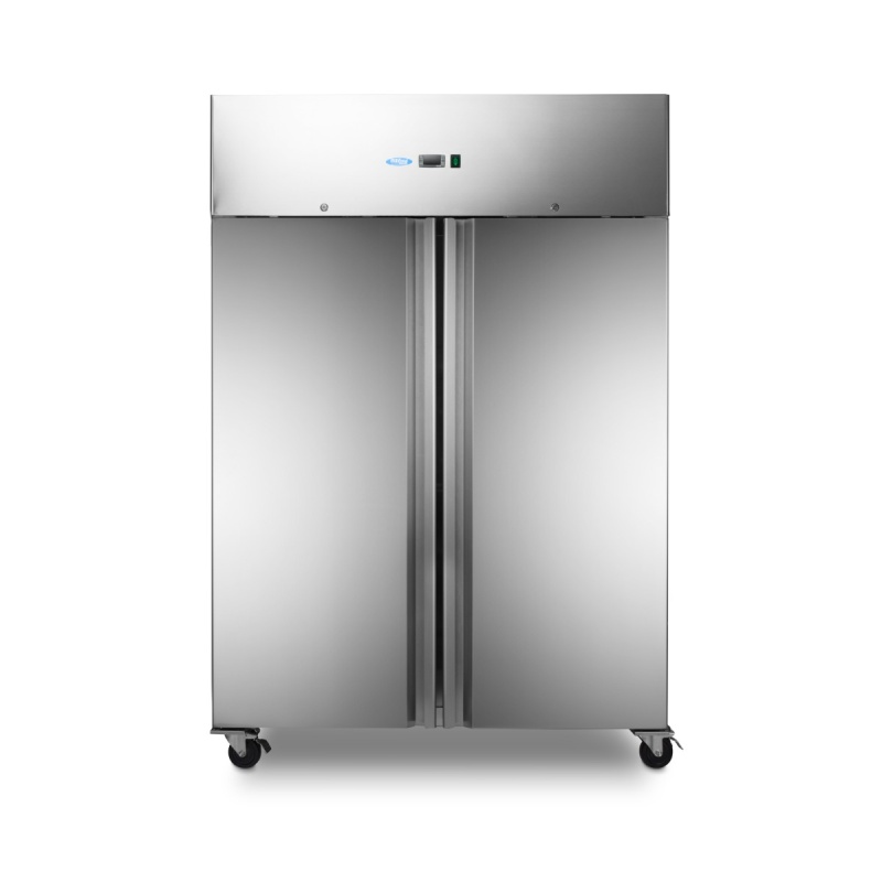Sügavkülmik – 1400 L – 6 reguleeritavat riiulit (2/1 GN) – ratastel – riiulitega