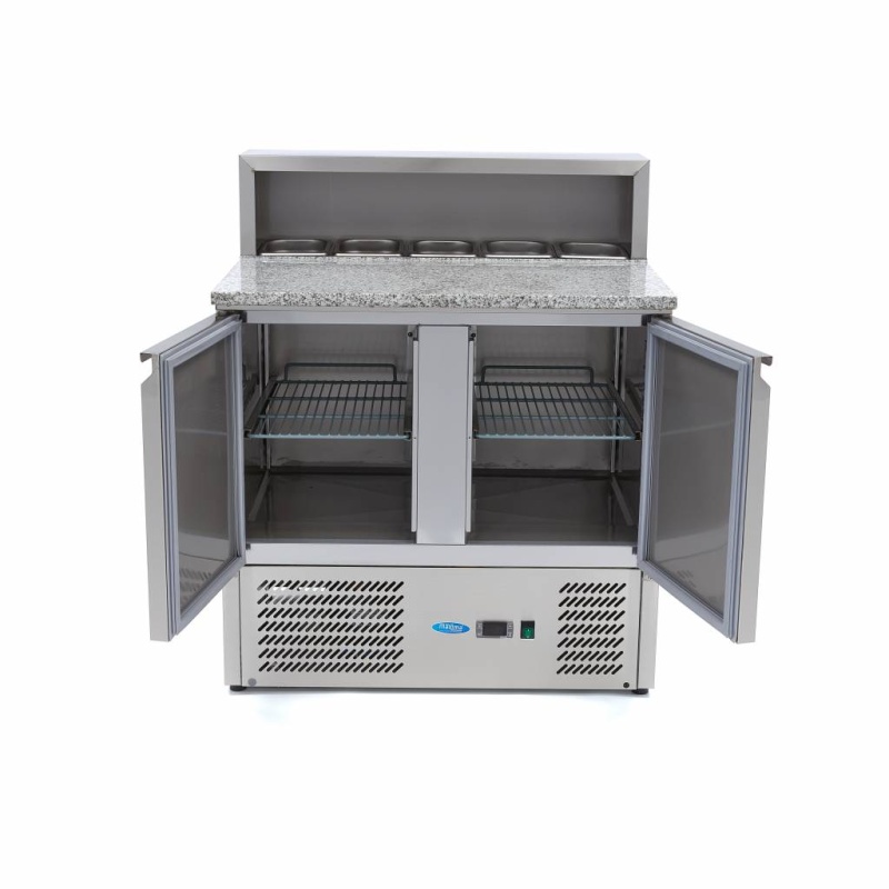 Pitsa külmtöölaud 90 cm – 5 x 1/6 GN