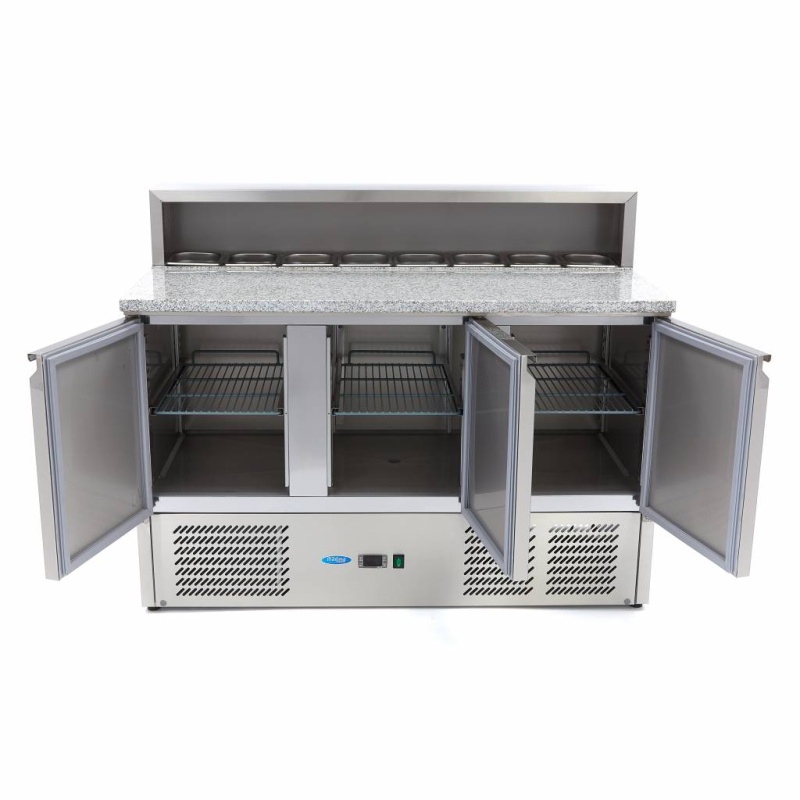Pitsa külmtöölaud 137 cm – 8 x 1/6 GN