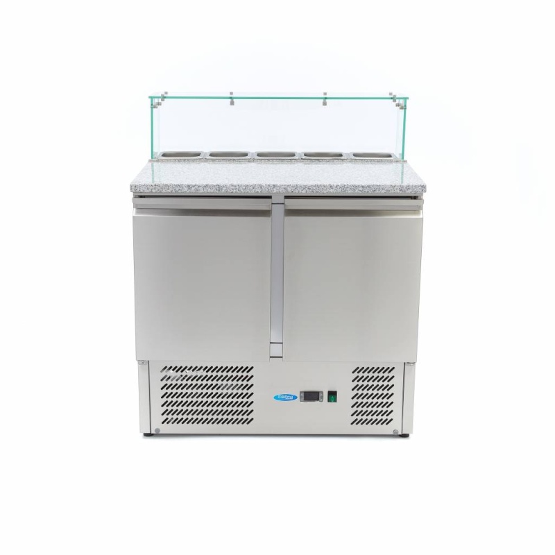 Pitsa külmtöölaud 90 cm – 5 x 1/6 GN