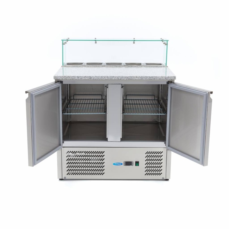 Pitsa külmtöölaud 90 cm – 5 x 1/6 GN