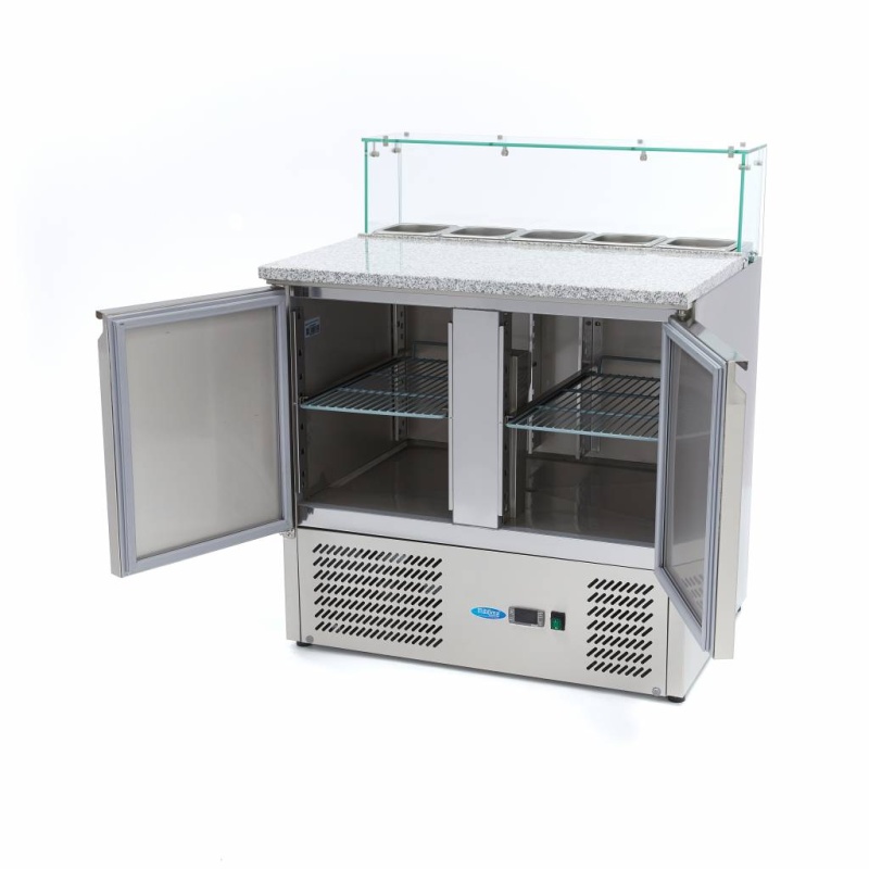 Pitsa külmtöölaud 90 cm – 5 x 1/6 GN
