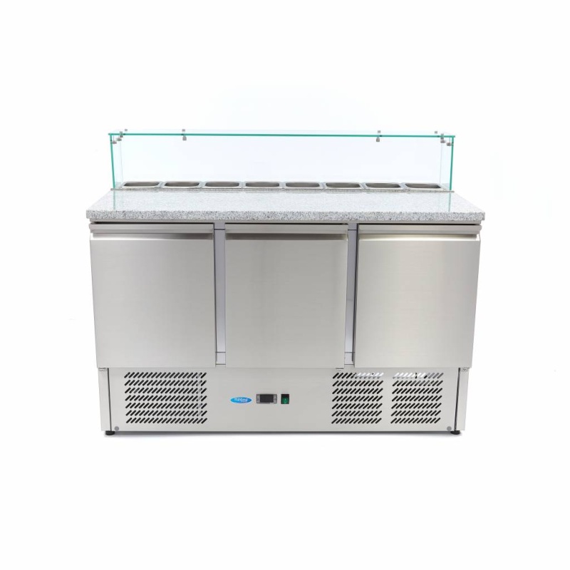 Pitsa külmtöölaud 137 cm – 8 x 1/6 GN
