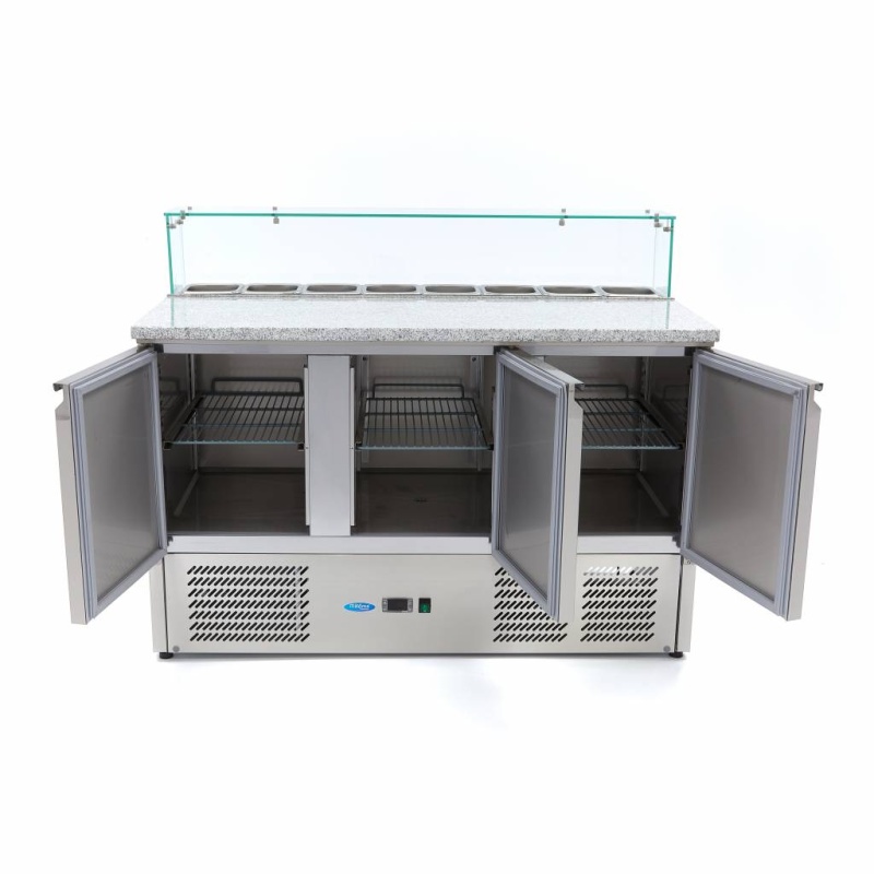 Pitsa külmtöölaud 137 cm – 8 x 1/6 GN