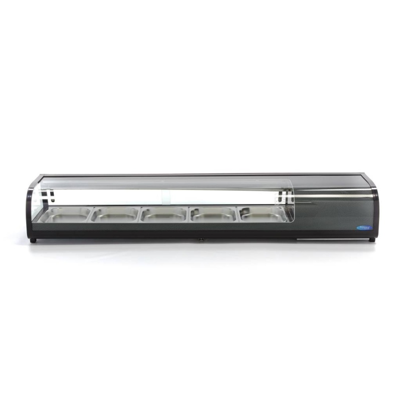 Sushi ja tapas vitriin 132 L – 5 x 1/2 GN