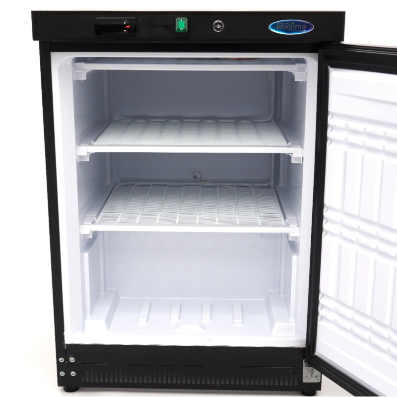 Sügavkülmik – 200 L – 2 fikseeritud riiulit – must