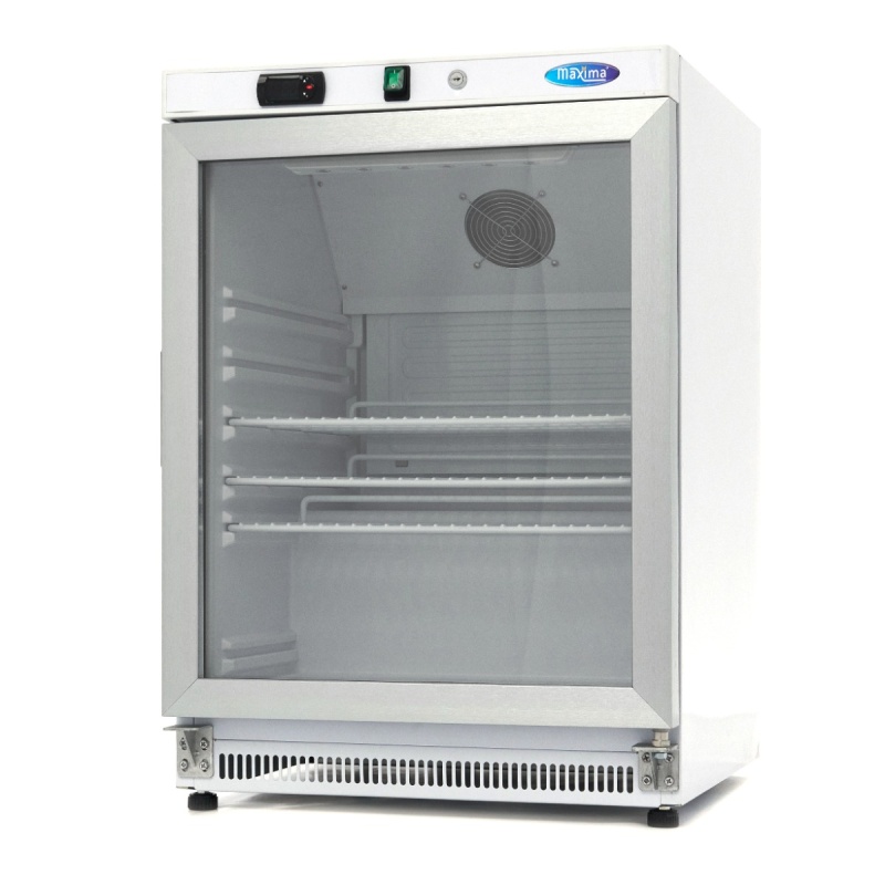 Külmik – 200 L – valge – klaasuksega