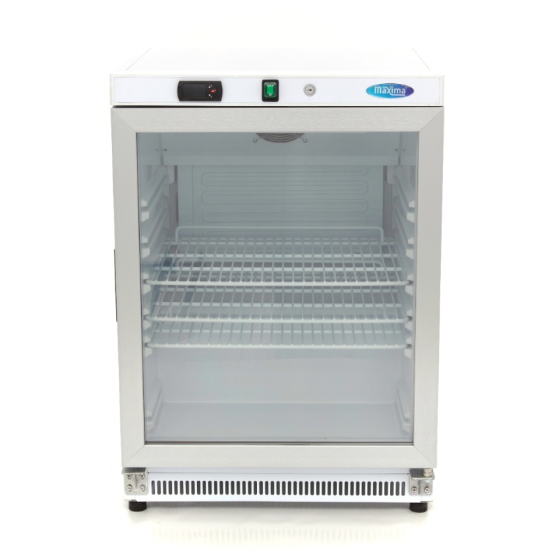 Külmik – 200 L – valge – klaasuksega