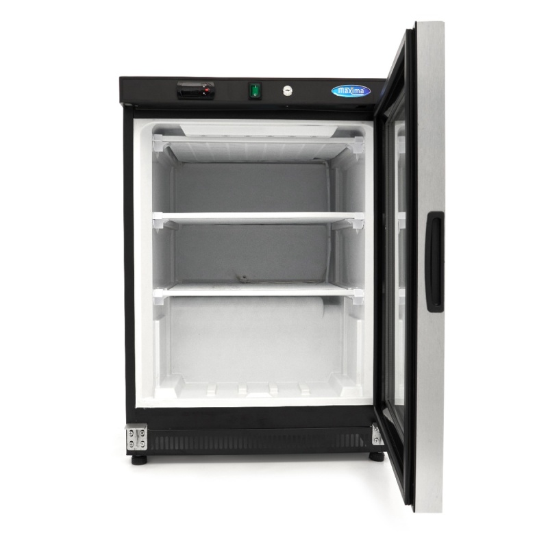 Sügavkülmik – 200 L – must – klaasuksega