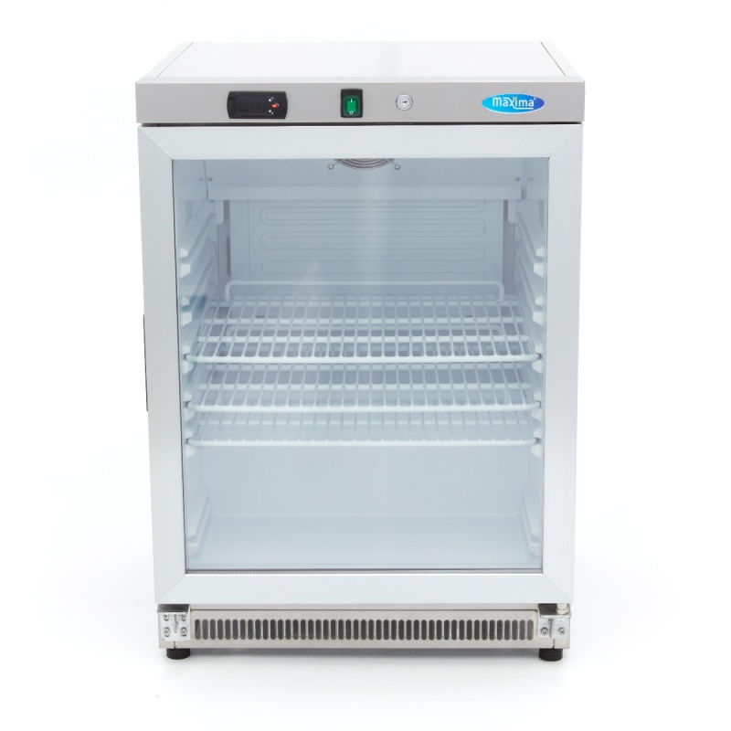 Külmik – 200 L – roostevaba – klaasuksega