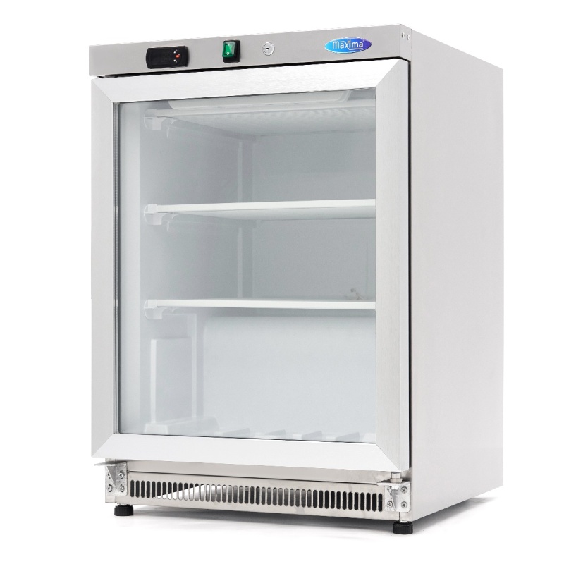 Sügavkülmik – 200 L – roostevaba – klaasuksega