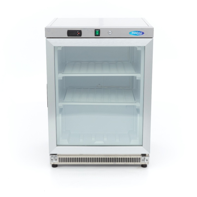 Sügavkülmik – 200 L – roostevaba – klaasuksega
