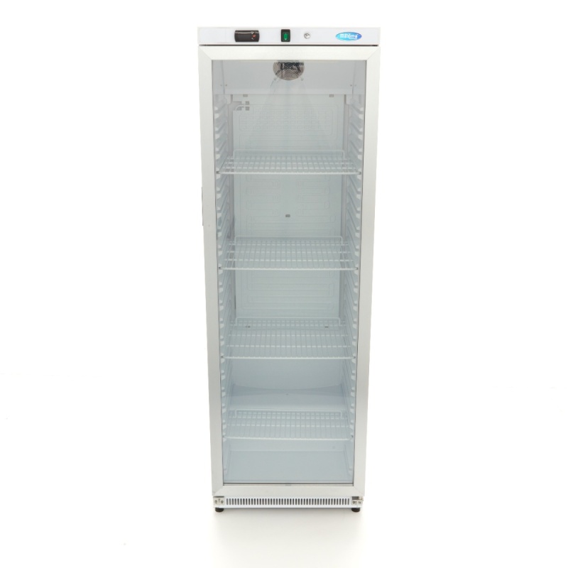 Külmik – 400 L – valge – klaasuksega