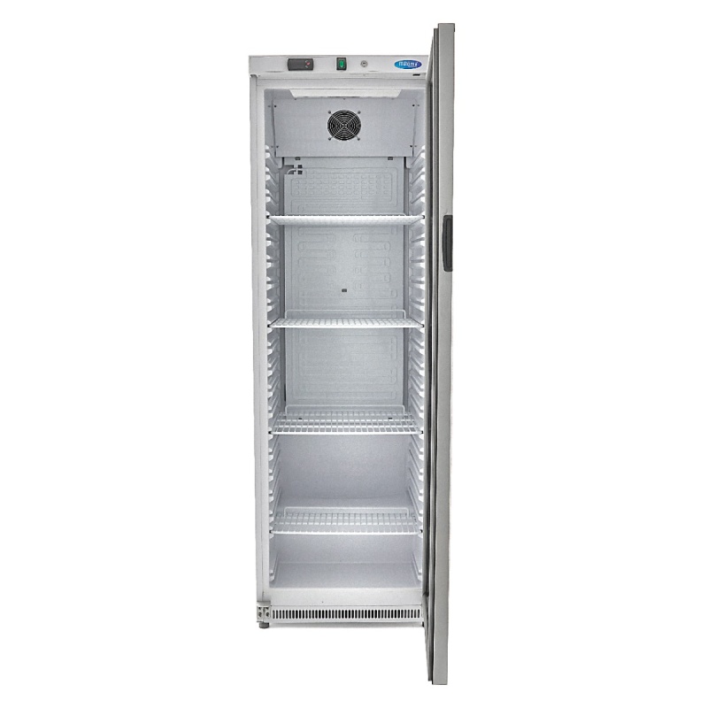 Külmik – 400 L – valge – klaasuksega