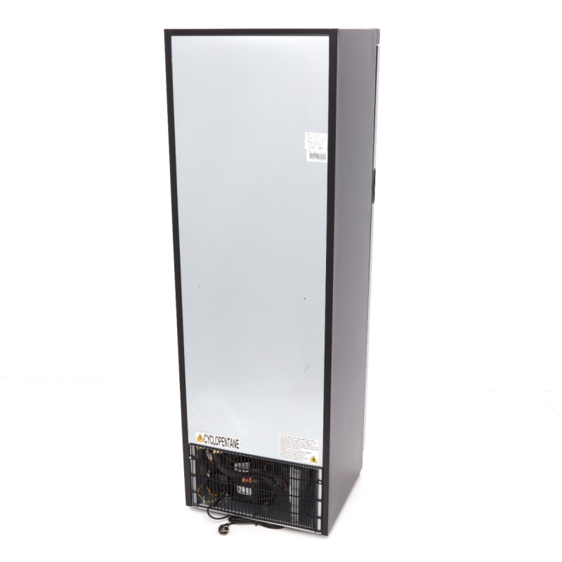 Sügavkülmik – 400 L – must – klaasuksega