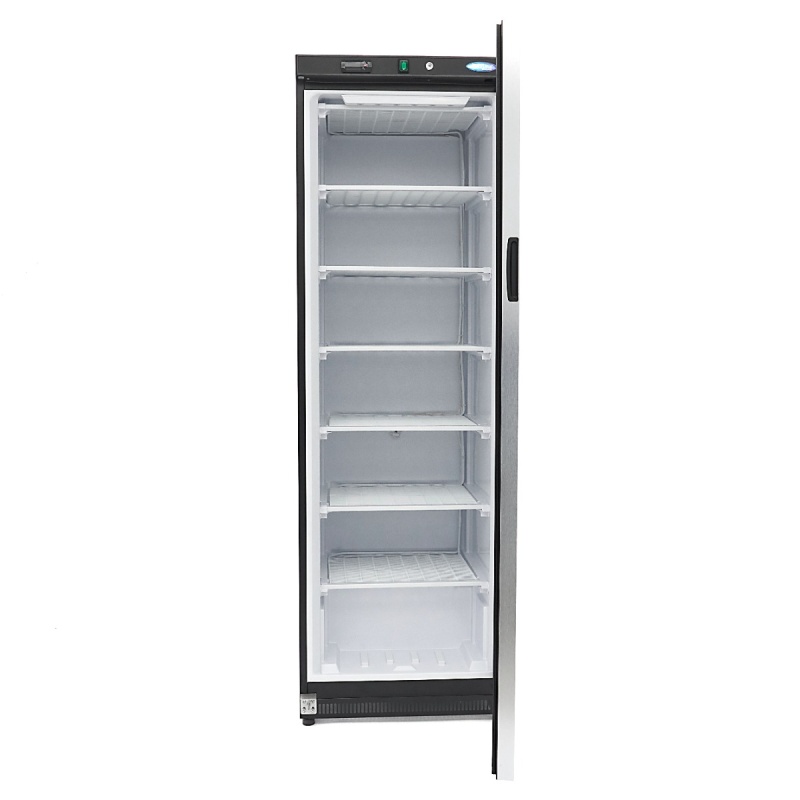Sügavkülmik – 400 L – must – klaasuksega