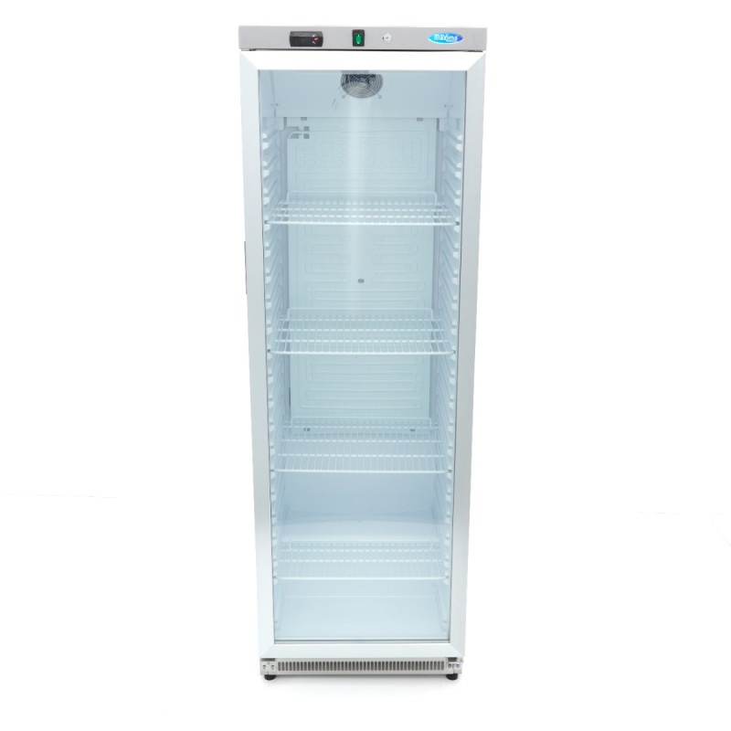 Külmik – 400 L – roostevaba – klaasuksega