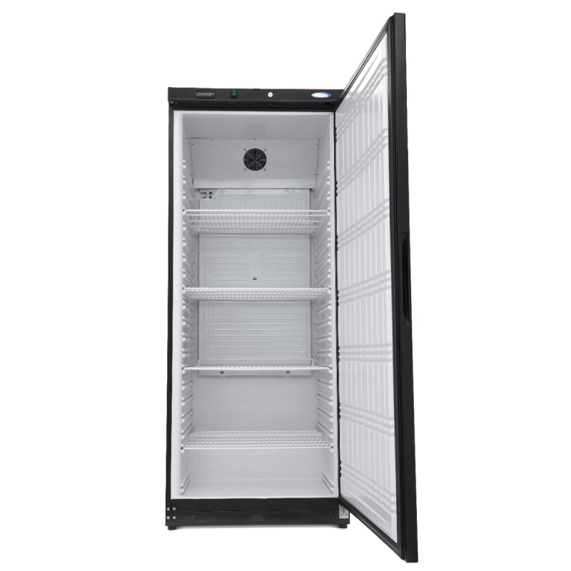 Külmik – 600 L – 4 reguleeritavat riiulit – must