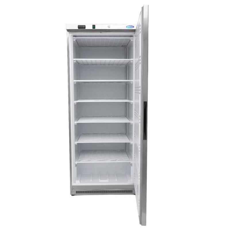 Sügavkülmik – 600 L – 6 fikseeritud riiulit – roostevaba