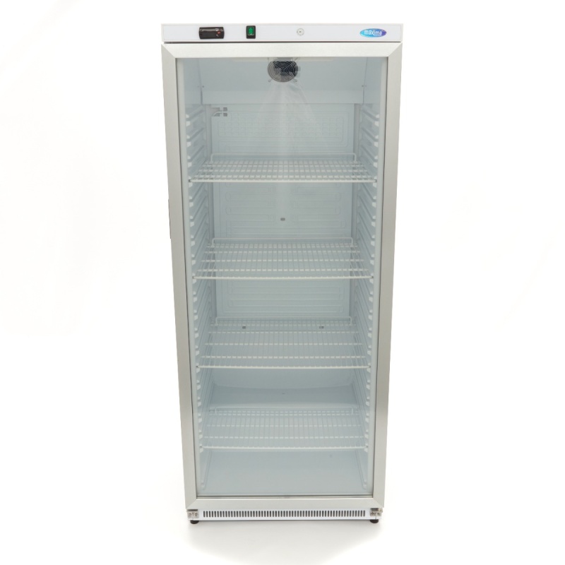 Külmik – 600 L – valge – klaasuksega